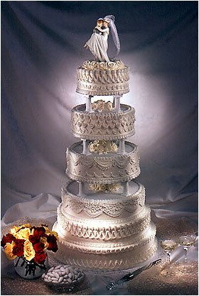 Traditional wedding cakes in italy